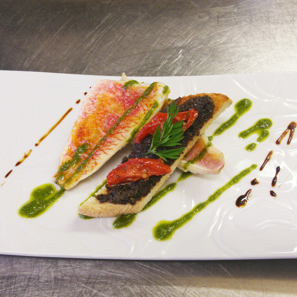 Plat - restaurant gastronomique les Trente Pas